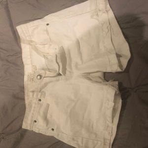 J. Crew White Denim Shorts Size 4